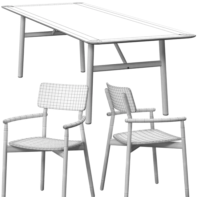 Hven armchair, table 260 model — Descargar