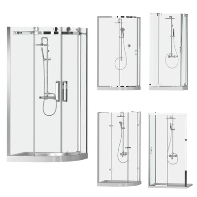 Shower corners Cezares set 1 — Ver 1