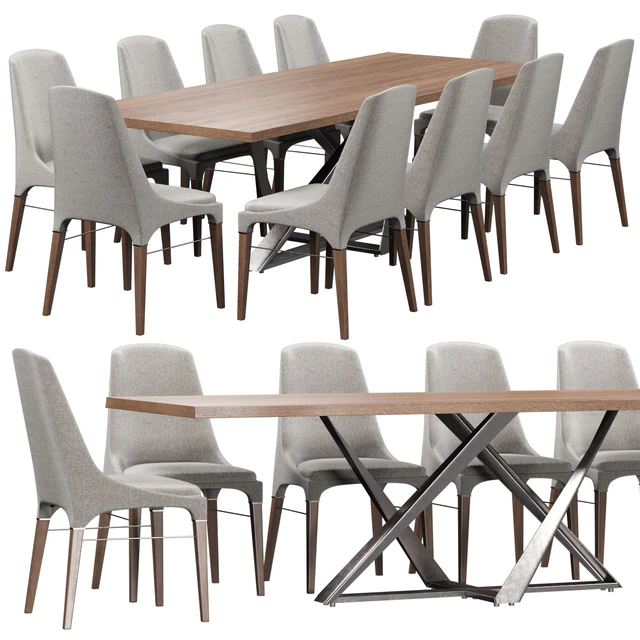 Bontempi Kelly Chair and Millennium Table — Descargar