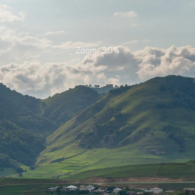 Mountain village. Panorama 35k — Ver 4