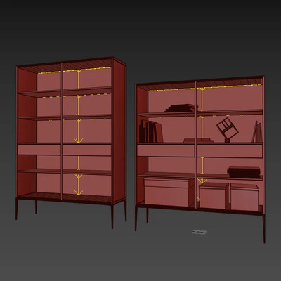 Alambra Libreria Rimadesio W (W) 1308mm — Ver 2