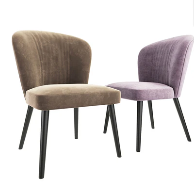 Minotti Aston Bar Stool and Lounge chair — Ver 3