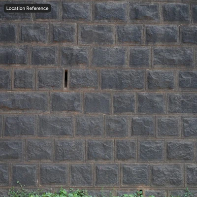 dirty concrete block wall texture — Вид 6