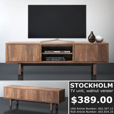 IKEA STOCKHOLM TV unit — Вид 1