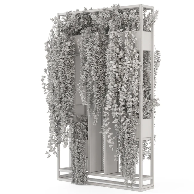 Indoor Hanging Plants in Metal Stand - Set 1005 — Descargar
