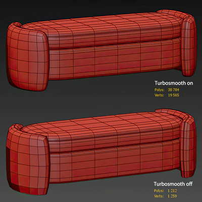 Crate and Barrel Fernie bench — Ver 3