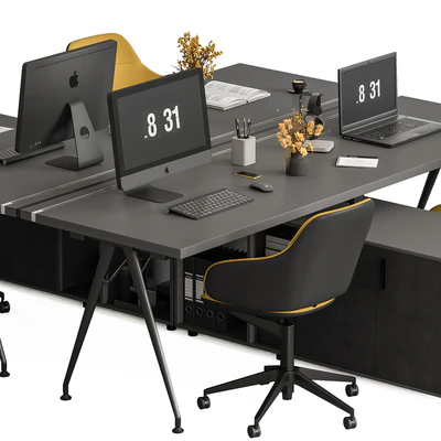 Employee Set - Office Furniture 380 — Ver 4