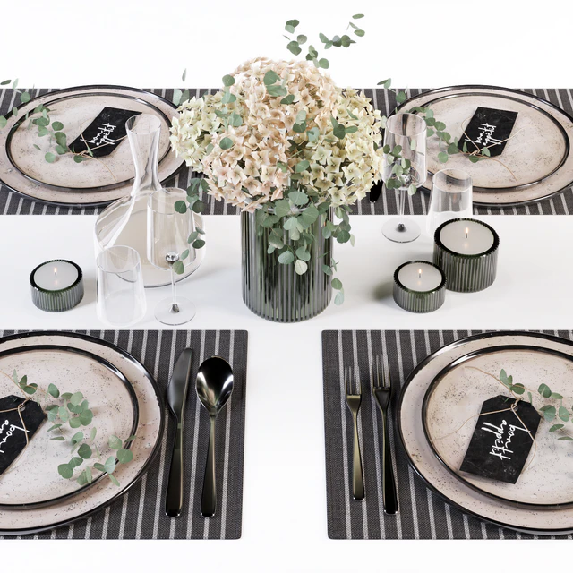 Beige Table Setting — Descargar
