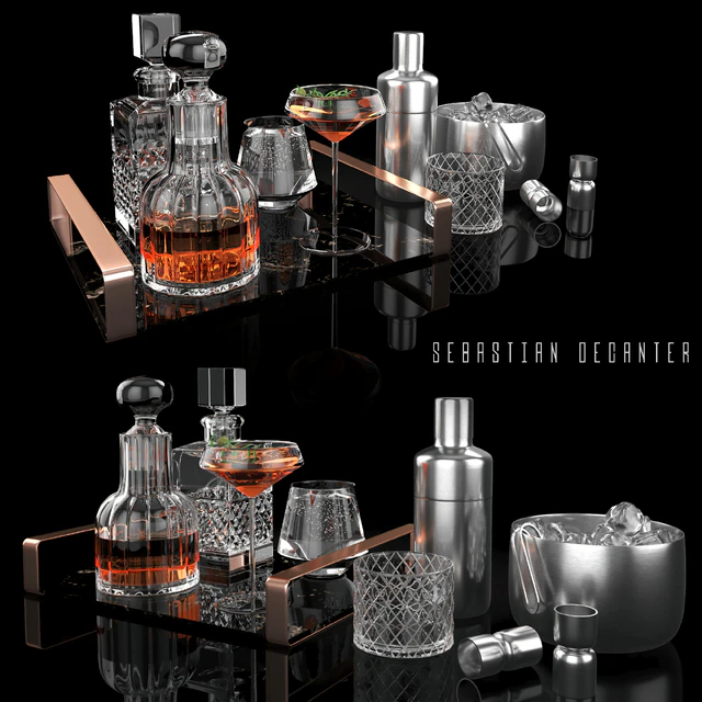 sebastian decanter whiskey set — Descargar