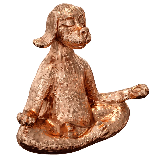 Yoga dog, Yoga dog - figurine — Descargar