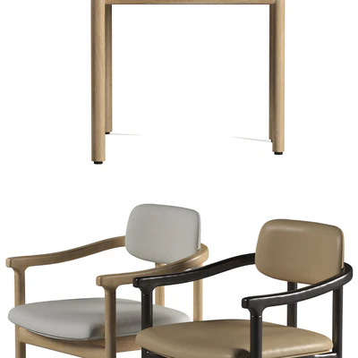Wooden Chair Nigiri by Parla — Ver 6