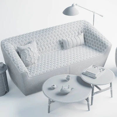 tea sofa set — View 2