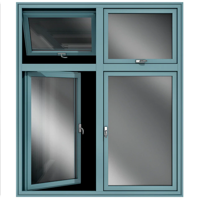 Витражные алюминиевые окна / Stained aluminum windows — Скачать
