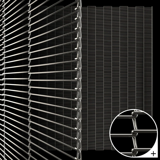 Architectural metal mesh 57x5mm — Descargar