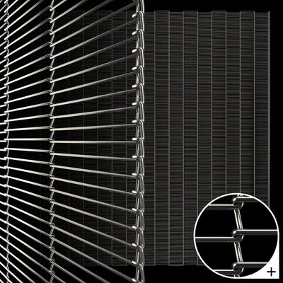 Architectural metal mesh 57x5mm — Ver 1