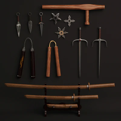 set of weapons for combat iskussva — Ver 1