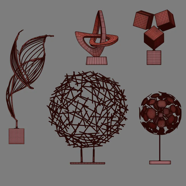 Arteriors Sculptures Set 2 — Скачать