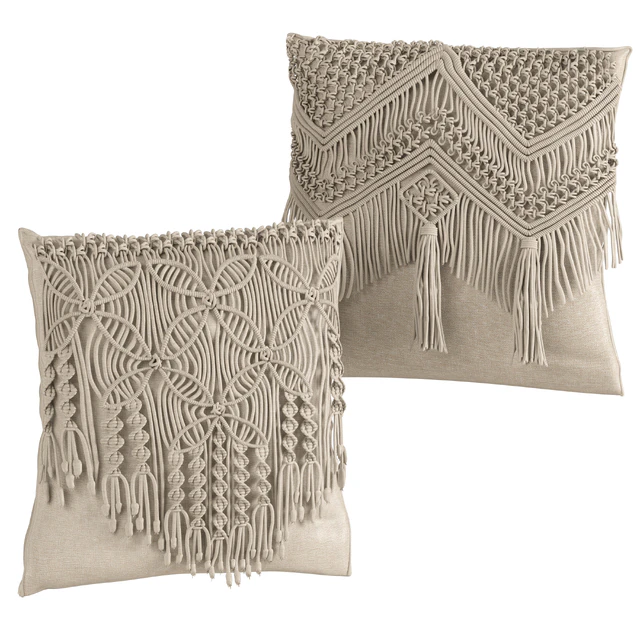macrame cushion set 05 — Скачать