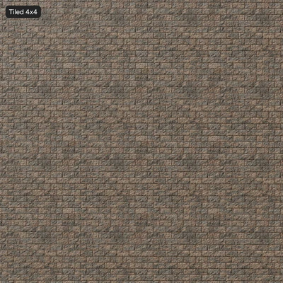 split face running concrete block wall texture brown — View 5