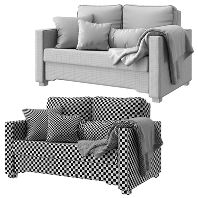 IKEA BACKSEDA 2-seater sofa bed, 2 colors — Ver 5