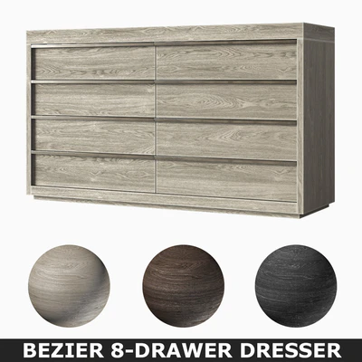 BEZIER 8-DRAWER DRESSER — Вид 1