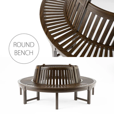 Round bench / Round bench — Ver 1