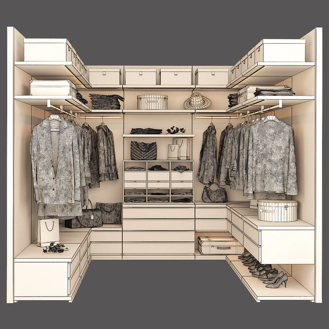 Poliform Ubik Walk-in Closet 3 — Descargar