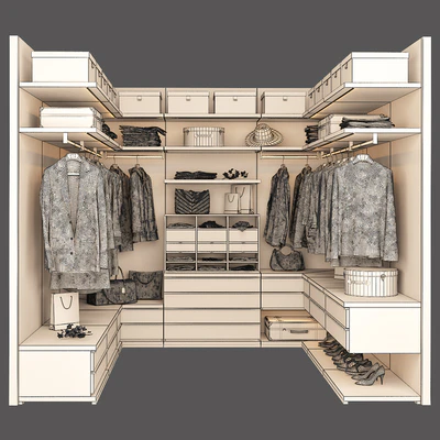 Poliform Ubik Walk-in Closet 3 — Ver 3