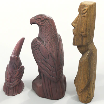 Wooden Statuettes — Ver 3