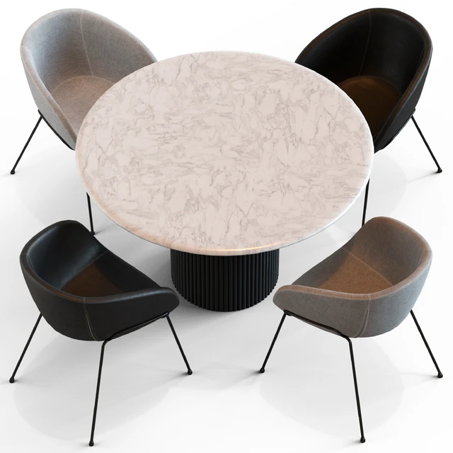 Globewest Benjamin Table and Duke Chair — Download