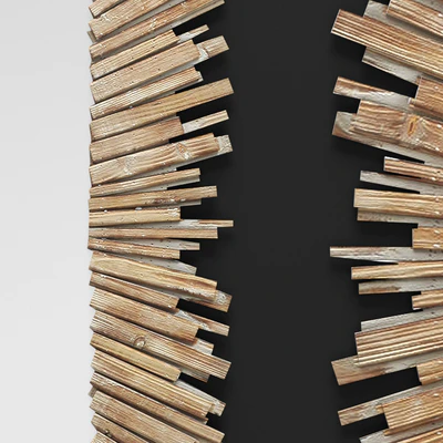 Mirror Pier 1 Imports Canyon, mirror, wall decor, plank panels, wooden decor, boards, wooden wall, panel, slats, natural decor, eco design — Ver 3