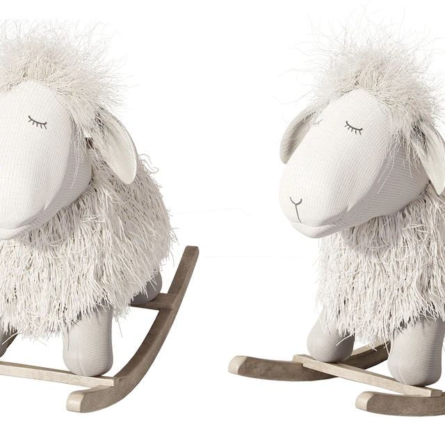 Rocking Lamb chair toy Rocker for Kids — Descargar
