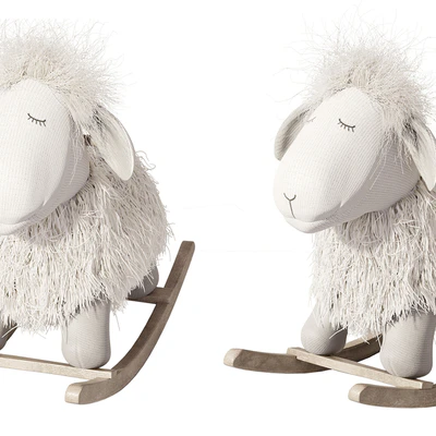 Rocking Lamb chair toy Rocker for Kids — Ver 4