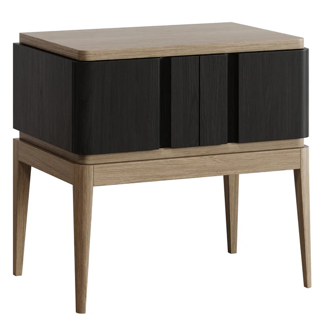 Bedside table Line Ellipse Furniture — Descargar