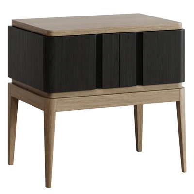 Bedside table Line Ellipse Furniture — Ver 4