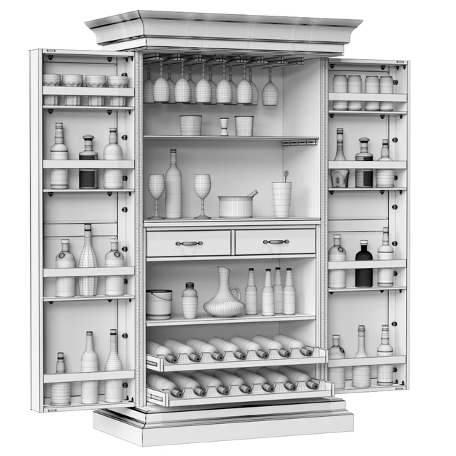 Home Bar Cabinet — Descargar
