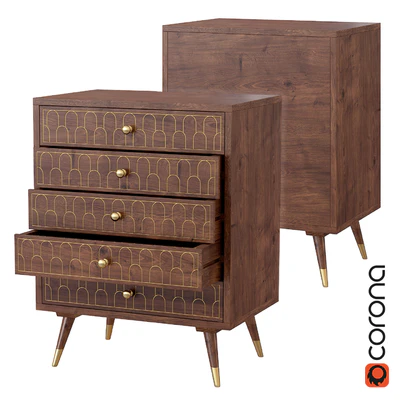 Dresser Muskat Five Drawers Kare Design — Ver 2