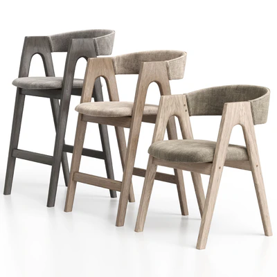 Dublin chair regular, bar and half-bar from Deephouse — Ver 5