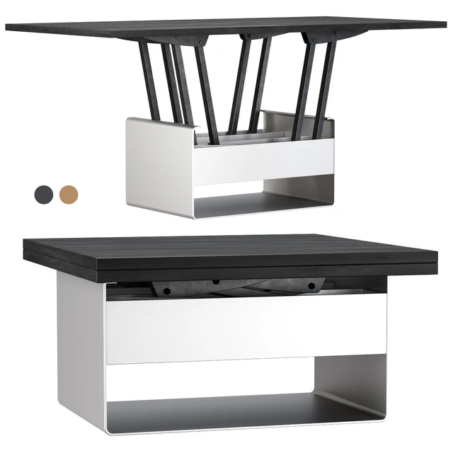 Mesa de centro transformable table Sedit Mesita baja WIND / Table transformer — Descargar