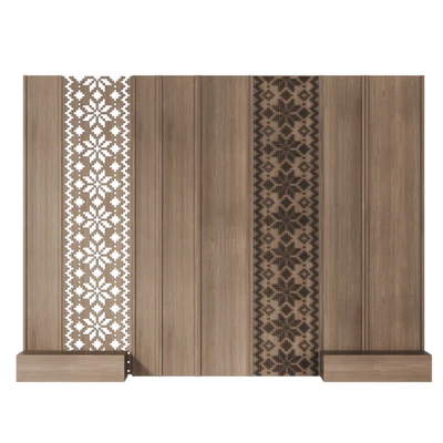Wall panels headboard Russian ornament 021 — View 4