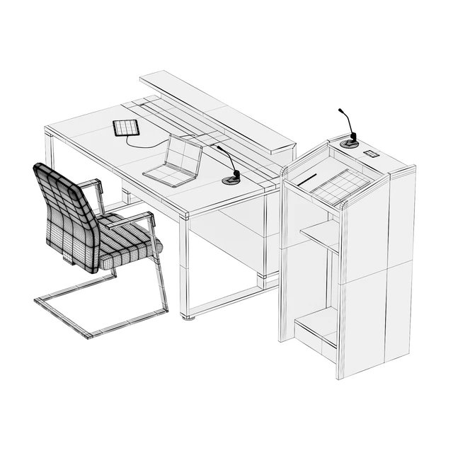 Presidium table and tribune LAS I-MEET — Descargar