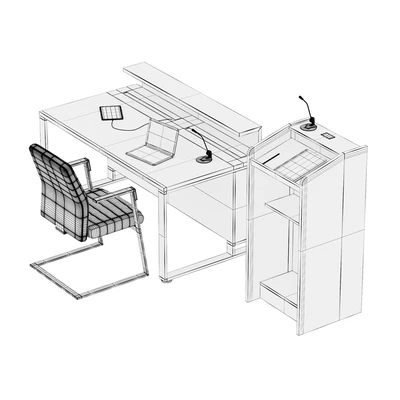 Presidium table and tribune LAS I-MEET — Ver 2