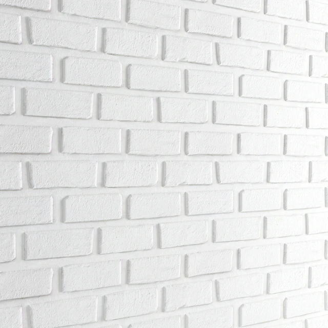 White brick. Set of 2 pieces. Masonry, brick, white, bleached, set, decorative, panel, wall — Descargar