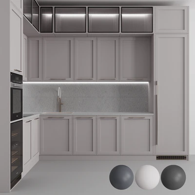 Kitchen №122 "Tricolor" — Ver 1