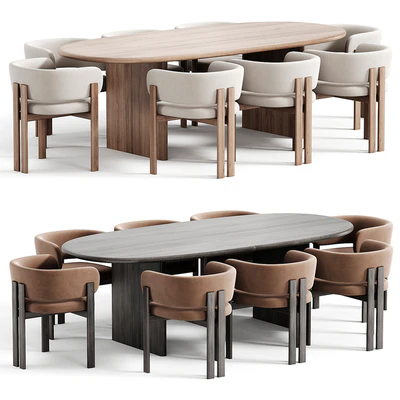 Bay Chair and Sakurai Dining Table — Ver 1