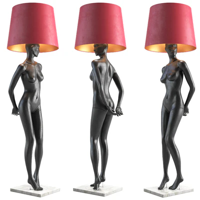 Mannequin Floor Lamp Rebekka — Ver 4