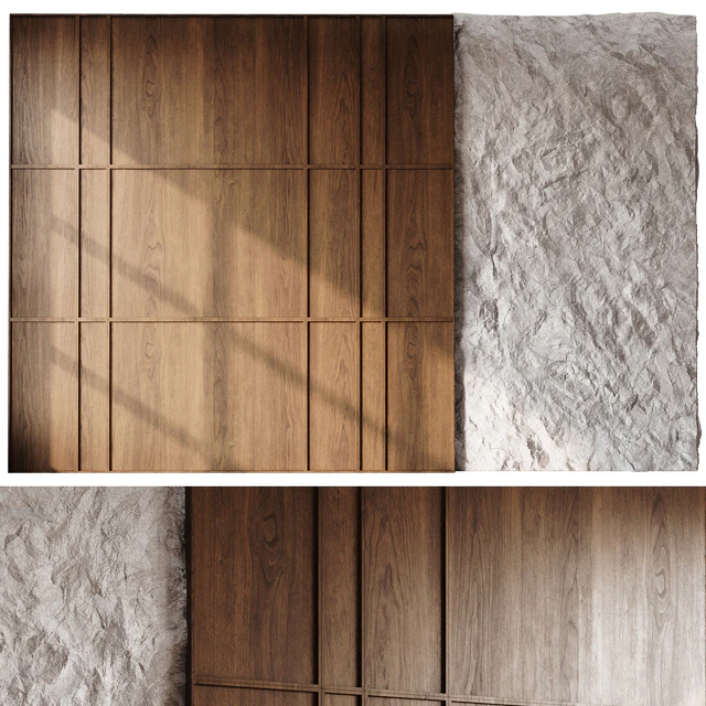 Headboard 3d Wall Panel 09 — Descargar