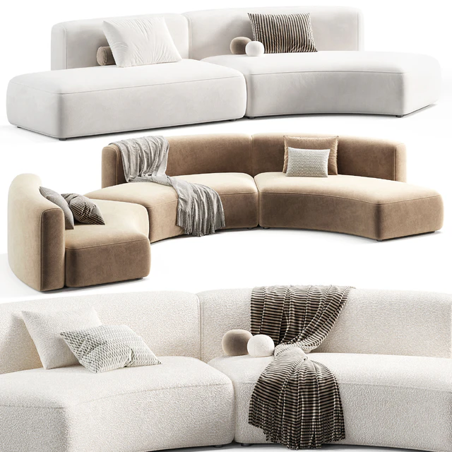 Cosy Curve Modular Sofa by MDF Italia — Скачать