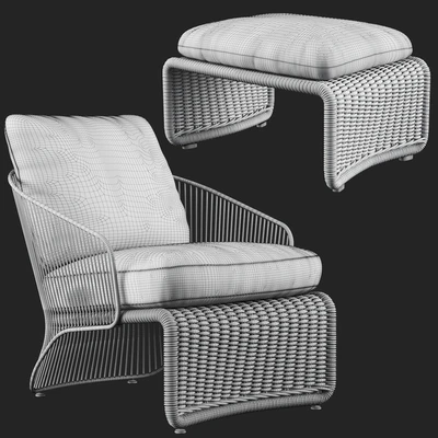 MINOTTI COLETTE outdoor armchair — Ver 3