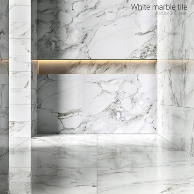 White marble tiles — Ver 1